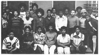 Human Relations council posing for a picture in 1976