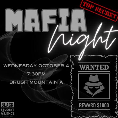 Come out this Wednesday for Mafia Night in Squires! This is a game where you can’t trust anyone but yourself. A game, where you’re innocent, until proven guilty.